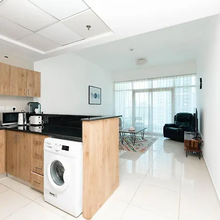 Stylish Space With Balcony Facing The Marina! Dubai Exterior photo
