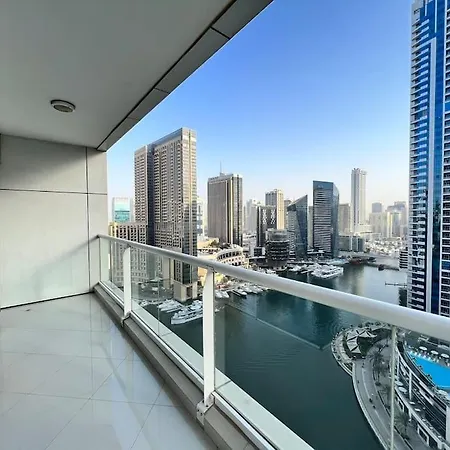Stylish Space With Balcony Facing The Marina! Dubai Exterior photo
